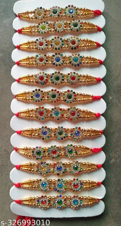 Designer Rakhi pack of 12