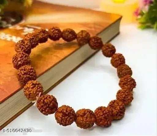 Natural 5 Mukhi Rudraksha Bracelet Five Mukhi Rudraksha for Men and Women