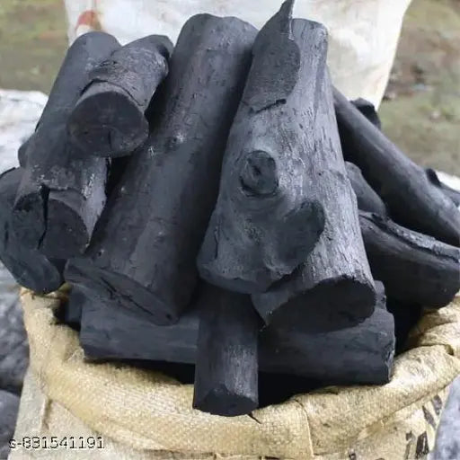 1 kg Natural Charcoal | Premium Quality for Barbecue, Tandoor, Grilling and Traditional Cooking | Low Smoke, Eco-Friendly, High Heat Charcoal