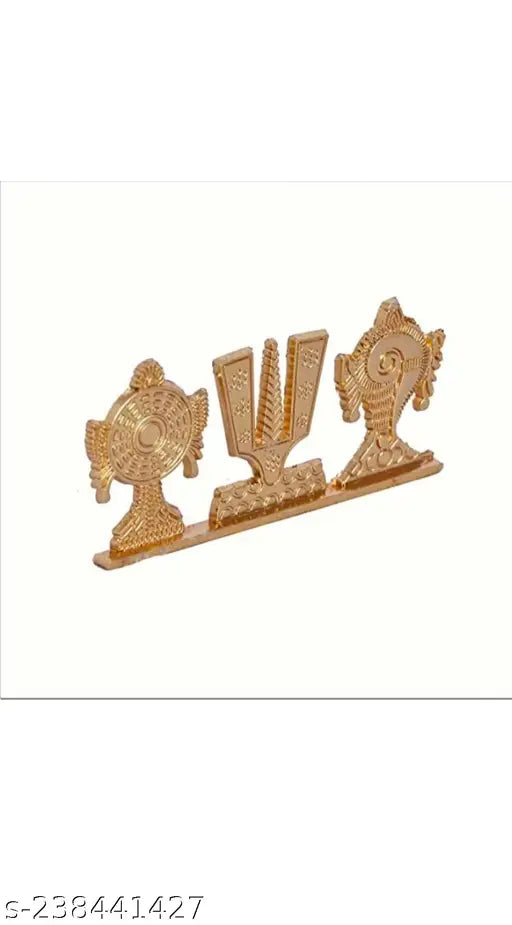 Tirupati Balaji Shankh Chakra Namah Car Dashboard,Office,Religious idol Decorative Showpiece