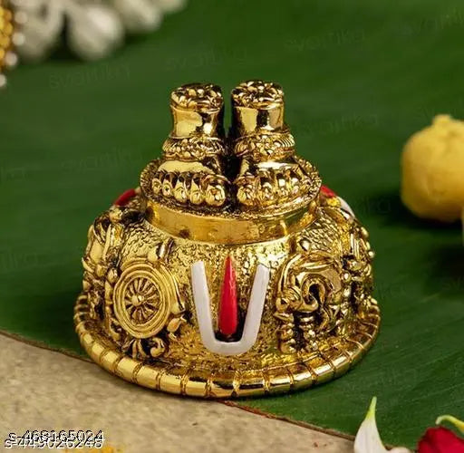 Lord Tirupati Balaji Charan | Lord Venkateswara Feet Idol pooja decorative showpiece for home decor