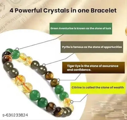 HEALINGGEMS Dhan Yog Money Magnet Bracelet