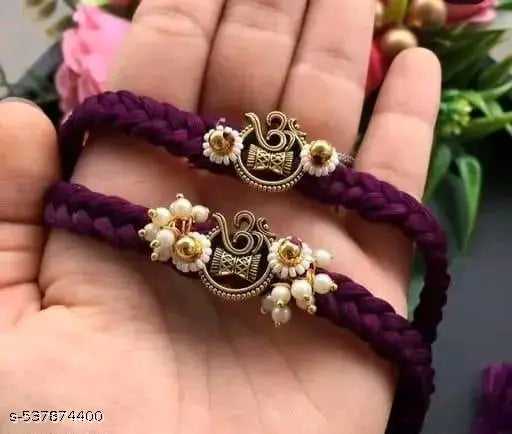 Fency colour full coupal Rakhi.... ( Pack of 2 Pics. )