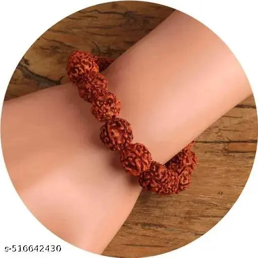 Natural 5 Mukhi Rudraksha Bracelet Five Mukhi Rudraksha for Men and Women